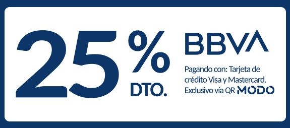 25% de descuento con BBVA - MODO