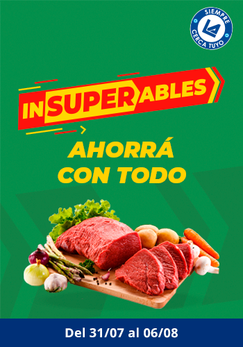 Carnes, frutas y verduras