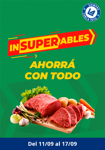 Carnes, frutas y verduras