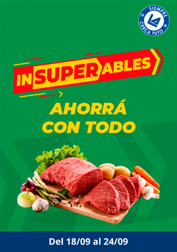 Carnes, frutas y verduras