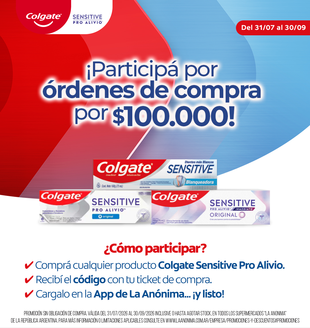 Promo Colgate 2026